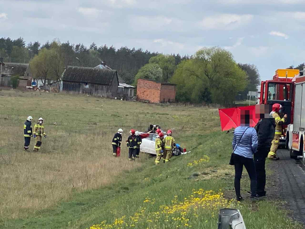 Czarne Piątkowo: Śmiertelny wypadek na krajowej piętnastce (zdjęcia)