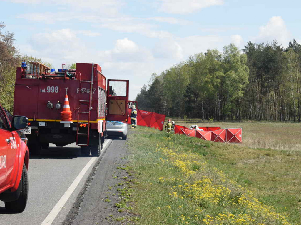 Czarne Piątkowo: Śmiertelny wypadek na krajowej piętnastce (zdjęcia)
