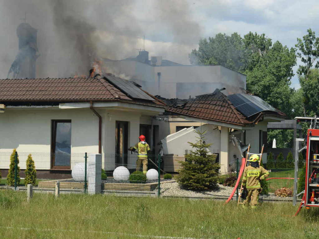 Środa: Spalił się dom jednorodzinny na Lazurowej (galeria)