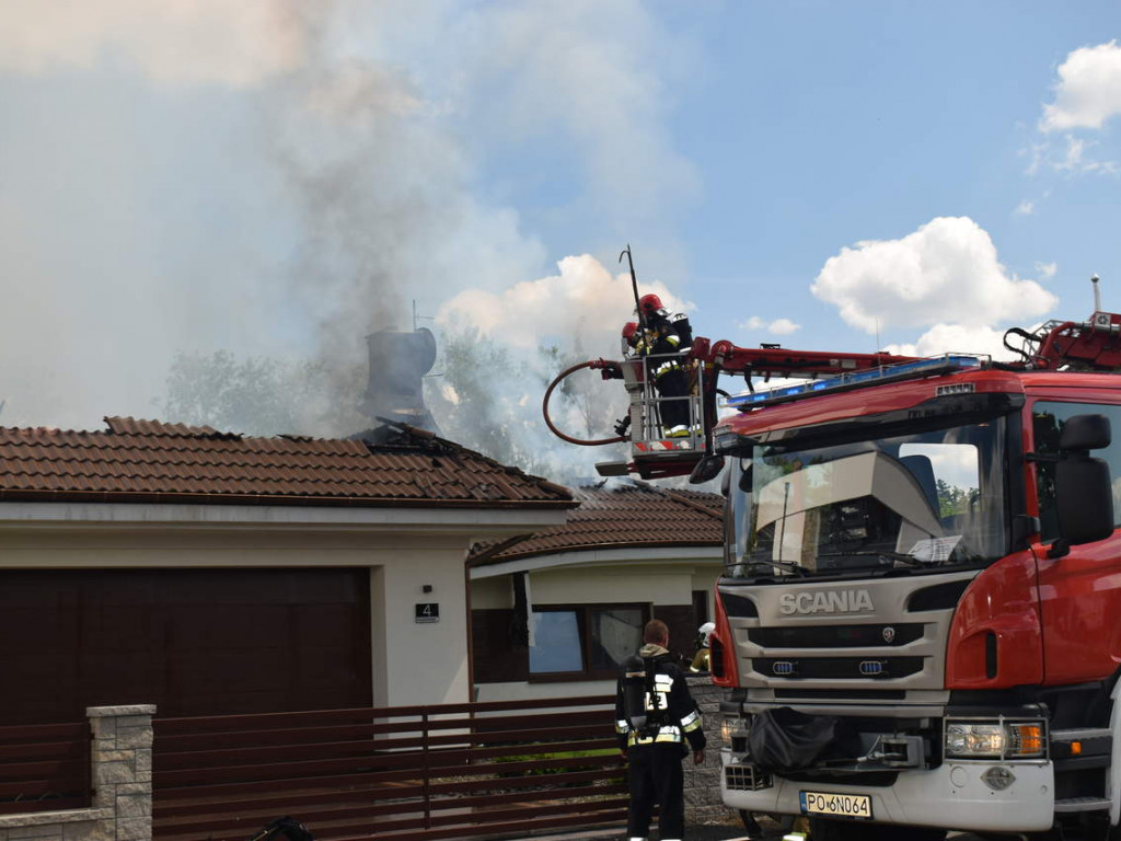 Środa: Spalił się dom jednorodzinny na Lazurowej (galeria)