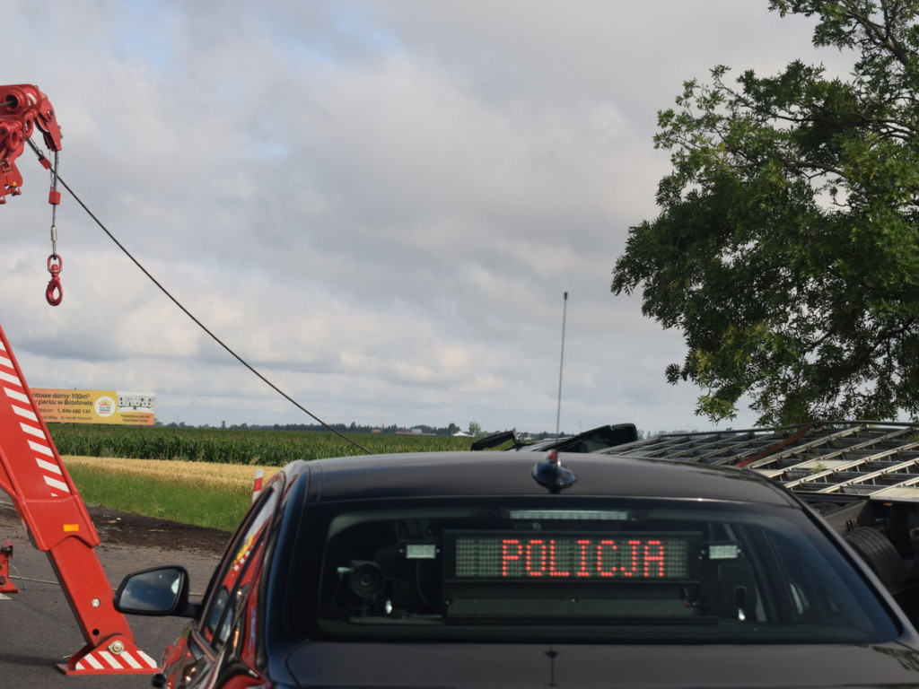 Koszuty: Jedenastka zablokowana na wiele godzin [galeria]