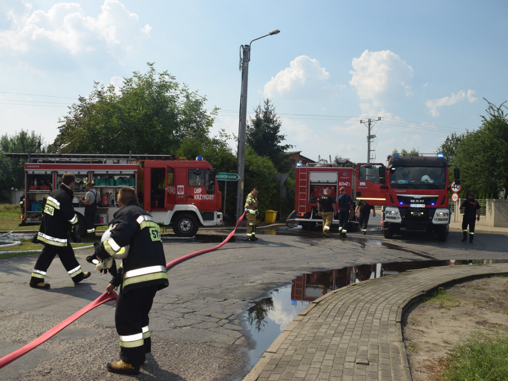 Sulęcinek: Spalony dach w budynku jednorodzinnym