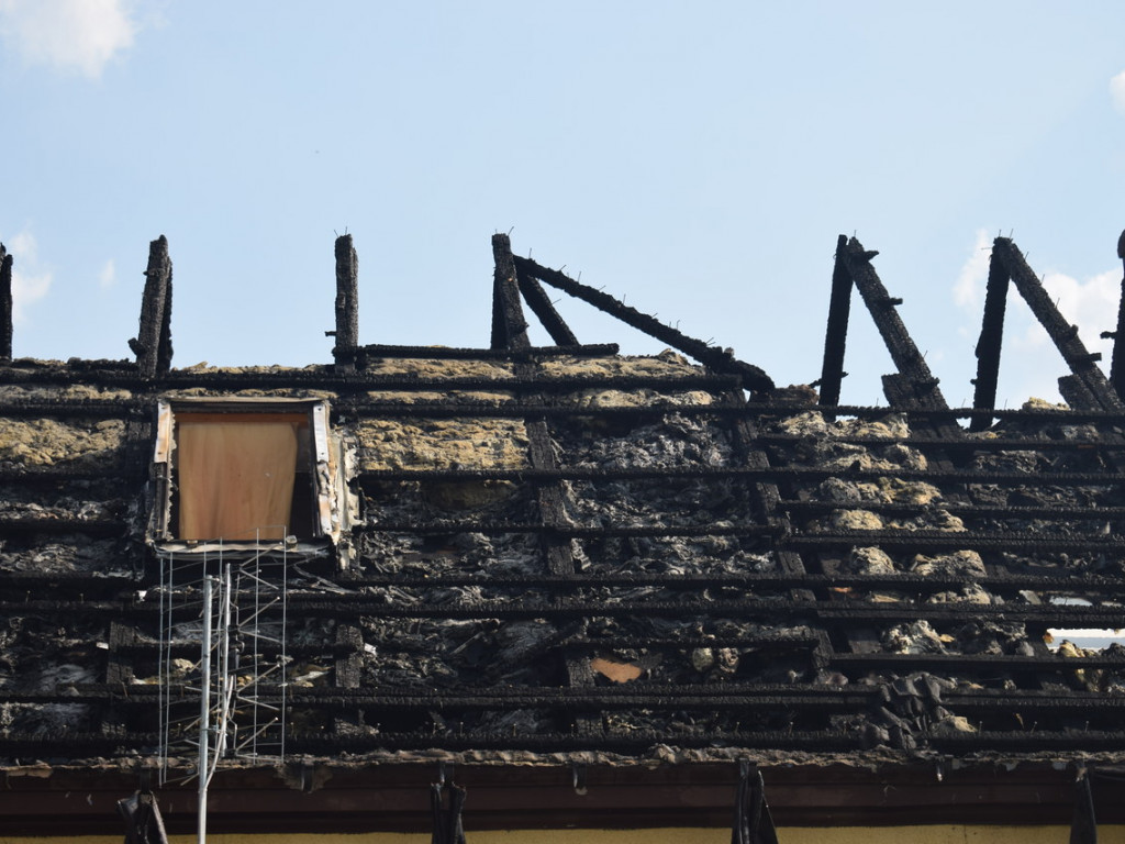 Sulęcinek: Spalony dach w budynku jednorodzinnym
