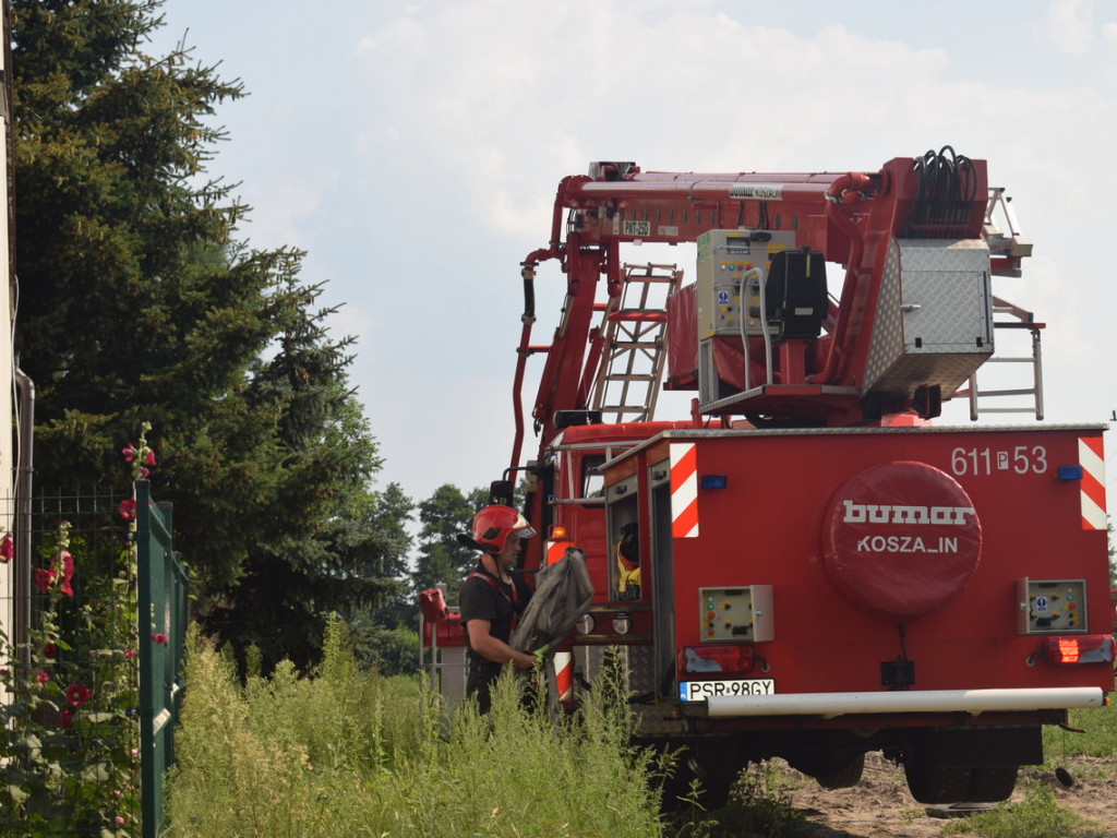 Sulęcinek: Spalony dach w budynku jednorodzinnym