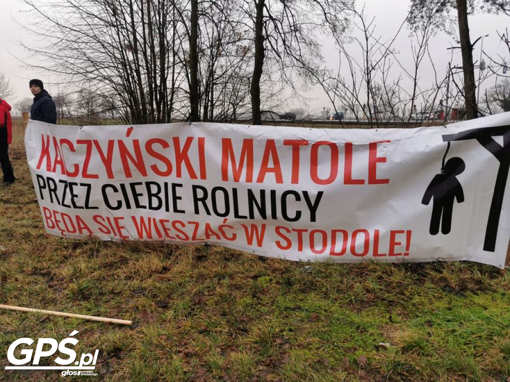 Protest rolników w Koszutach i na ulicach Środy!