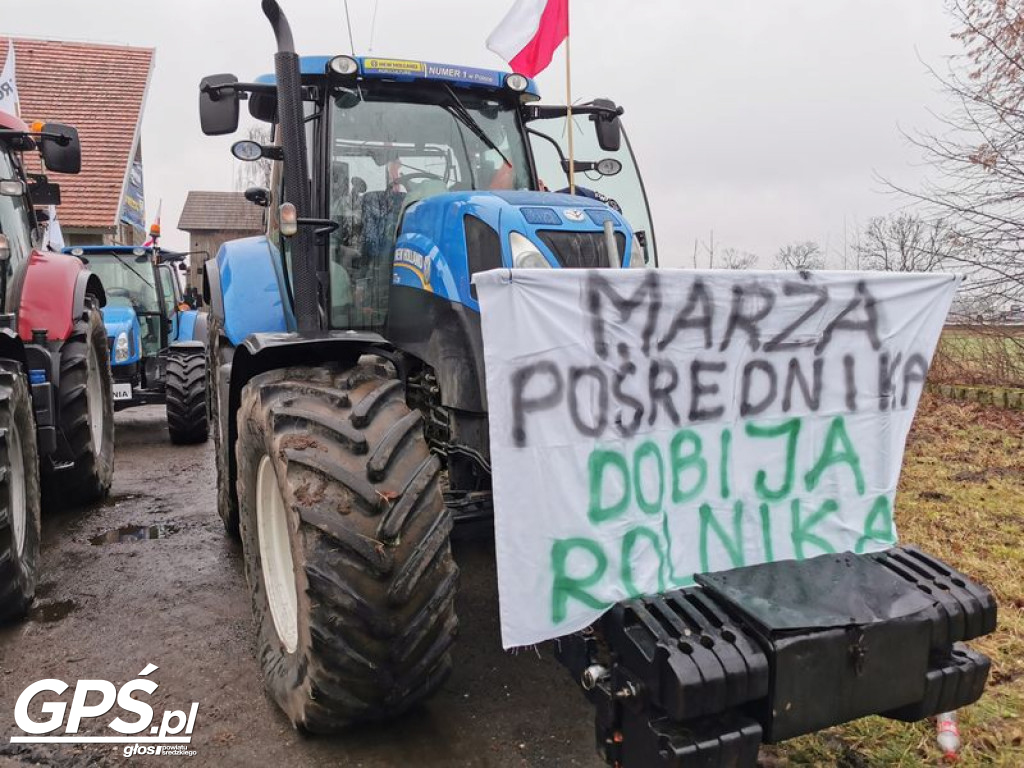 Protest rolników w Koszutach i na ulicach Środy!