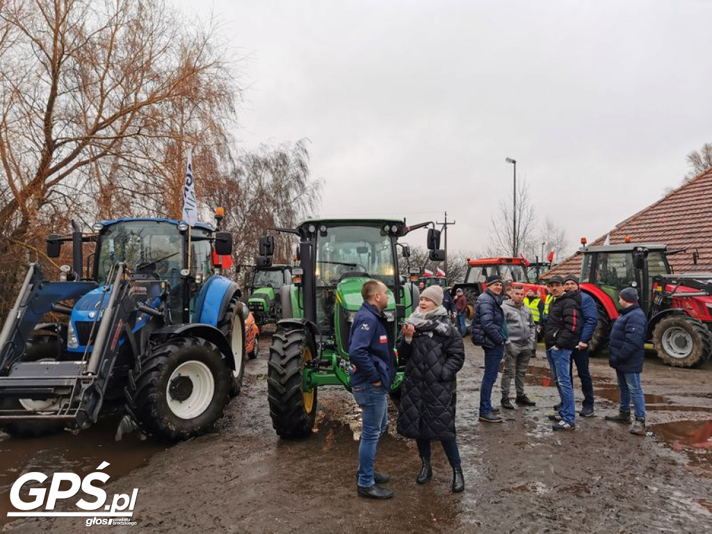 Protest rolników w Koszutach i na ulicach Środy!