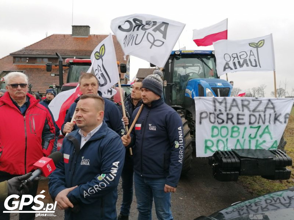 Protest rolników w Koszutach i na ulicach Środy!