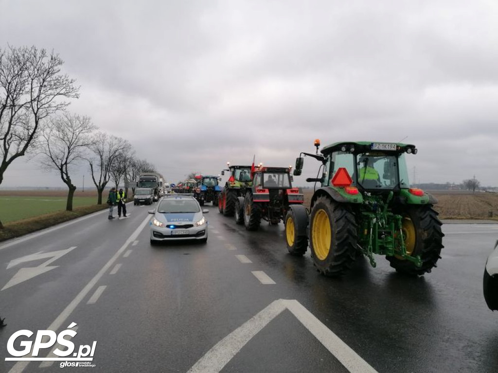 Protest rolników w Koszutach i na ulicach Środy!