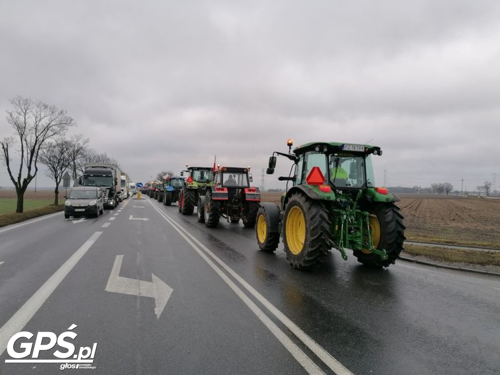 Protest rolników w Koszutach i na ulicach Środy!