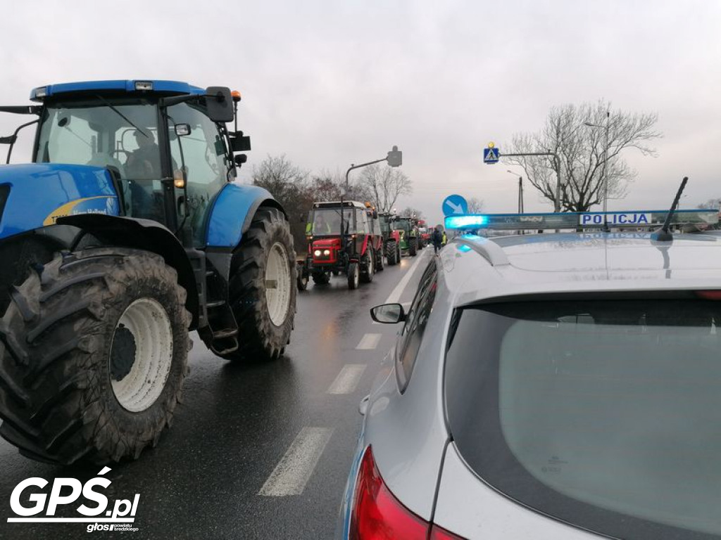 Protest rolników w Koszutach i na ulicach Środy!