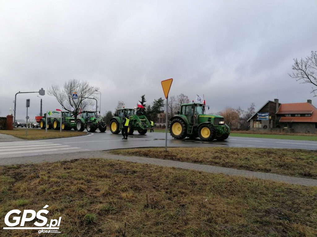 Protest rolników w Koszutach i na ulicach Środy!