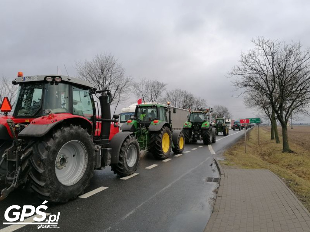Protest rolników w Koszutach i na ulicach Środy!