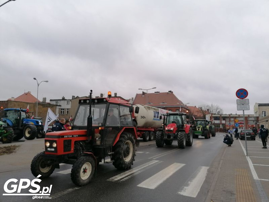 Protest rolników w Koszutach i na ulicach Środy!