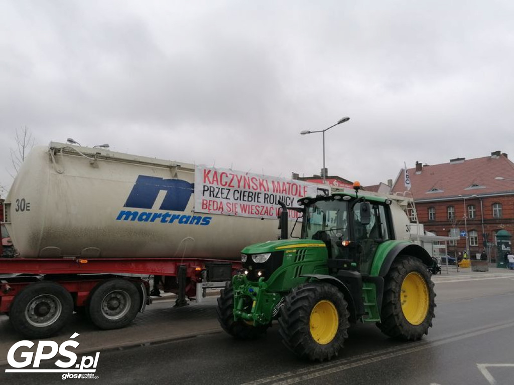 Protest rolników w Koszutach i na ulicach Środy!