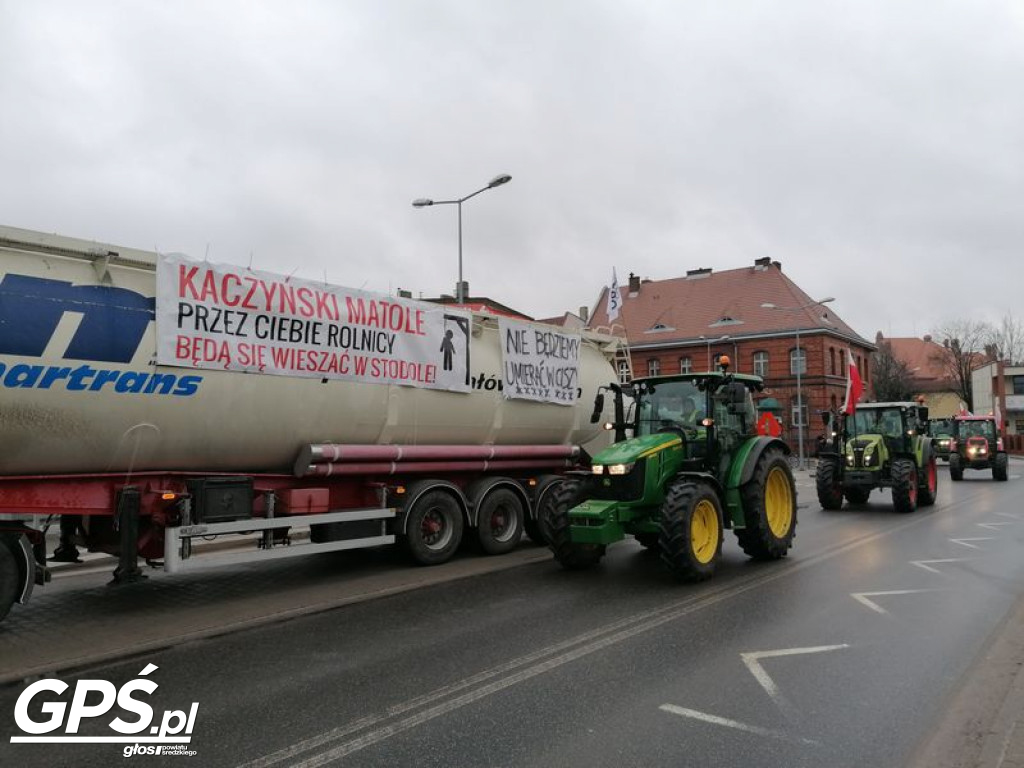 Protest rolników w Koszutach i na ulicach Środy!