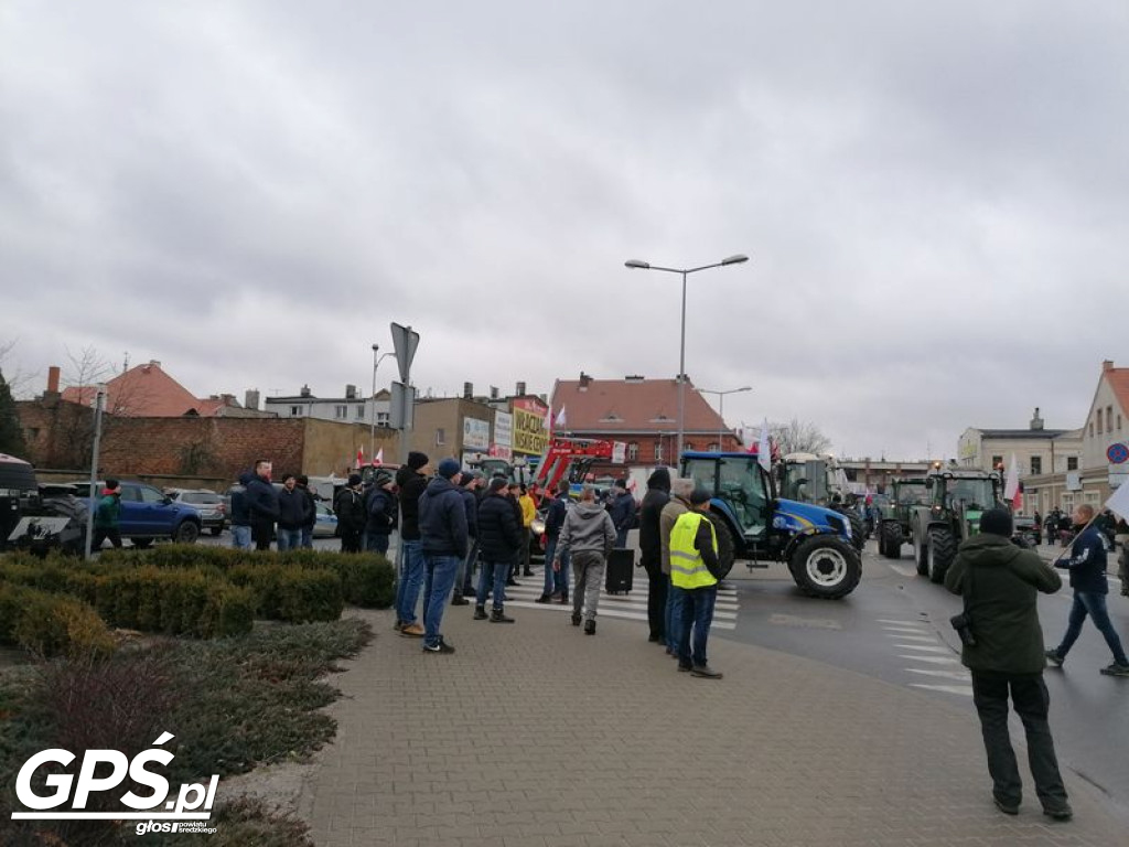 Protest rolników w Koszutach i na ulicach Środy!