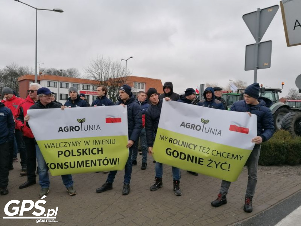 Protest rolników w Koszutach i na ulicach Środy!