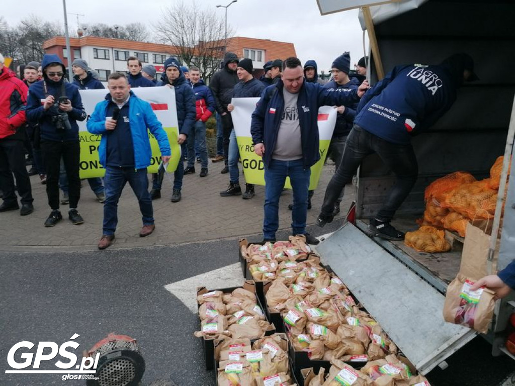 Protest rolników w Koszutach i na ulicach Środy!