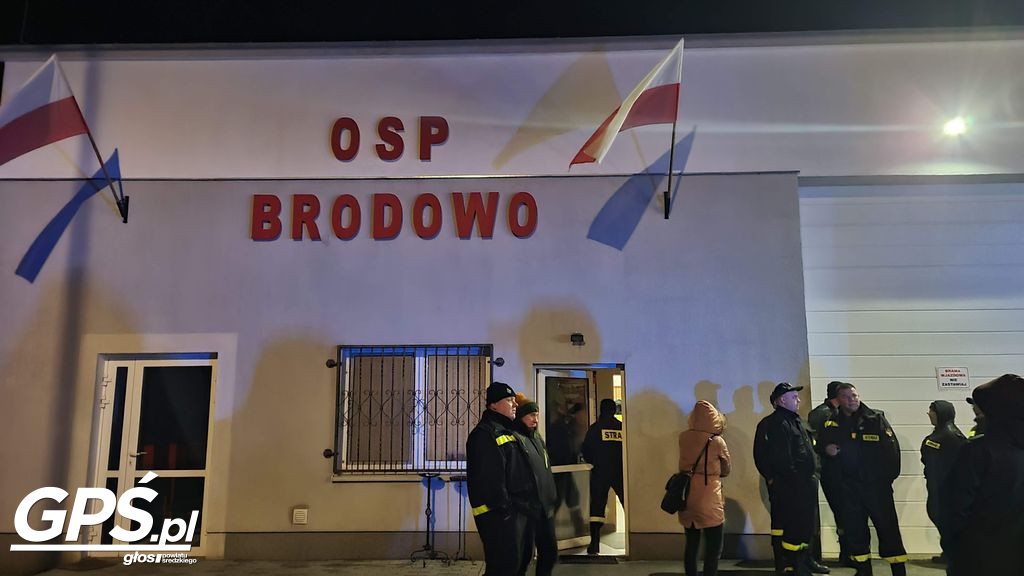 Powitanie wozu OSP Brodowo