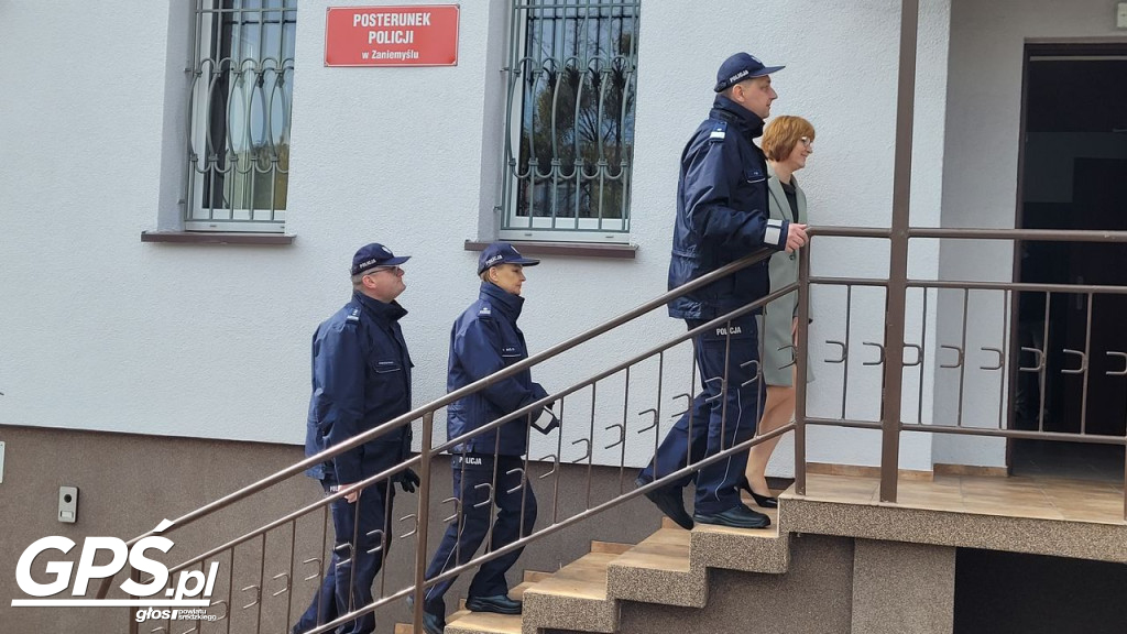 Otwarcie Posterunku Policji w Zaniemyślu