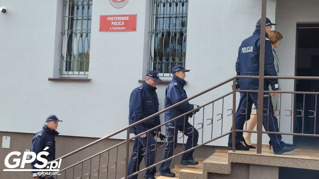Otwarcie Posterunku Policji w Zaniemyślu