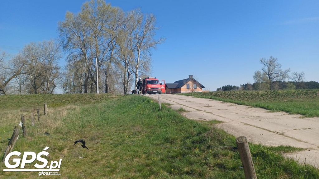 Ćwiczenia strażaków w Rogusku