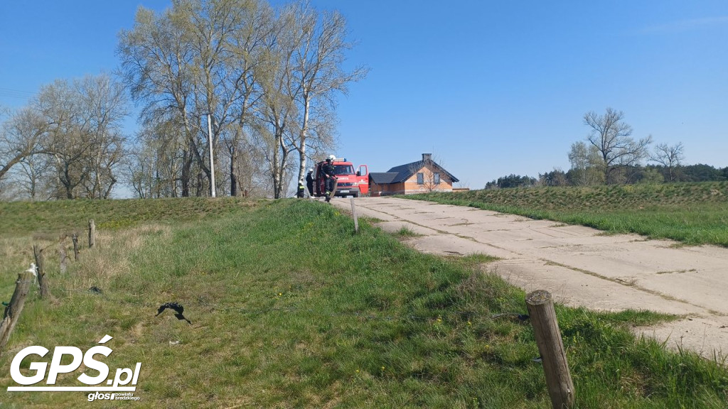 Ćwiczenia strażaków w Rogusku