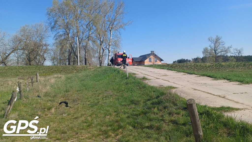 Ćwiczenia strażaków w Rogusku