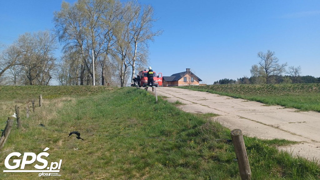 Ćwiczenia strażaków w Rogusku
