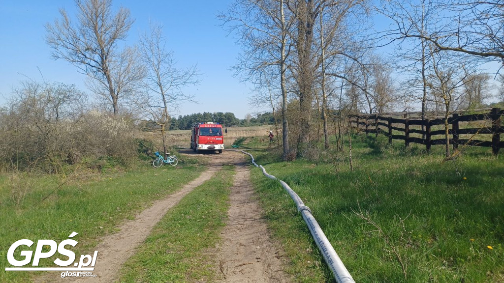 Ćwiczenia strażaków w Rogusku