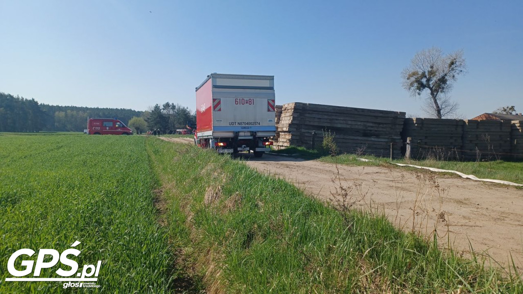 Ćwiczenia strażaków w Rogusku