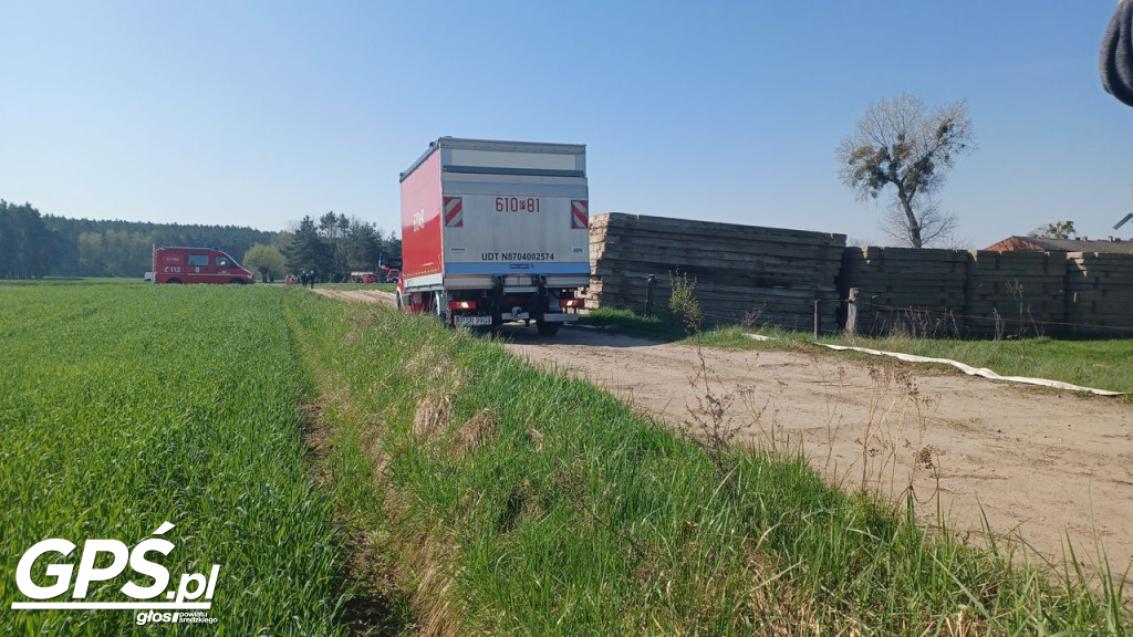 Ćwiczenia strażaków w Rogusku