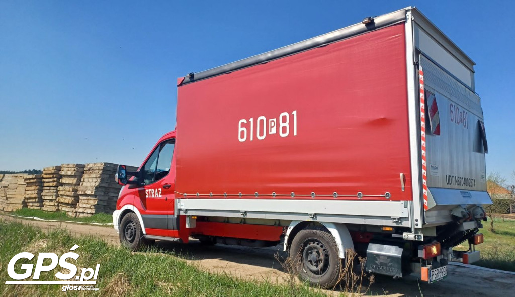 Ćwiczenia strażaków w Rogusku