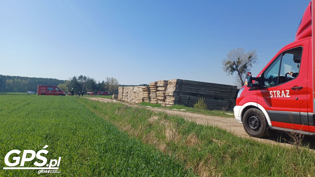Ćwiczenia strażaków w Rogusku