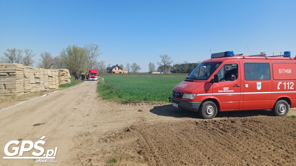 Ćwiczenia strażaków w Rogusku