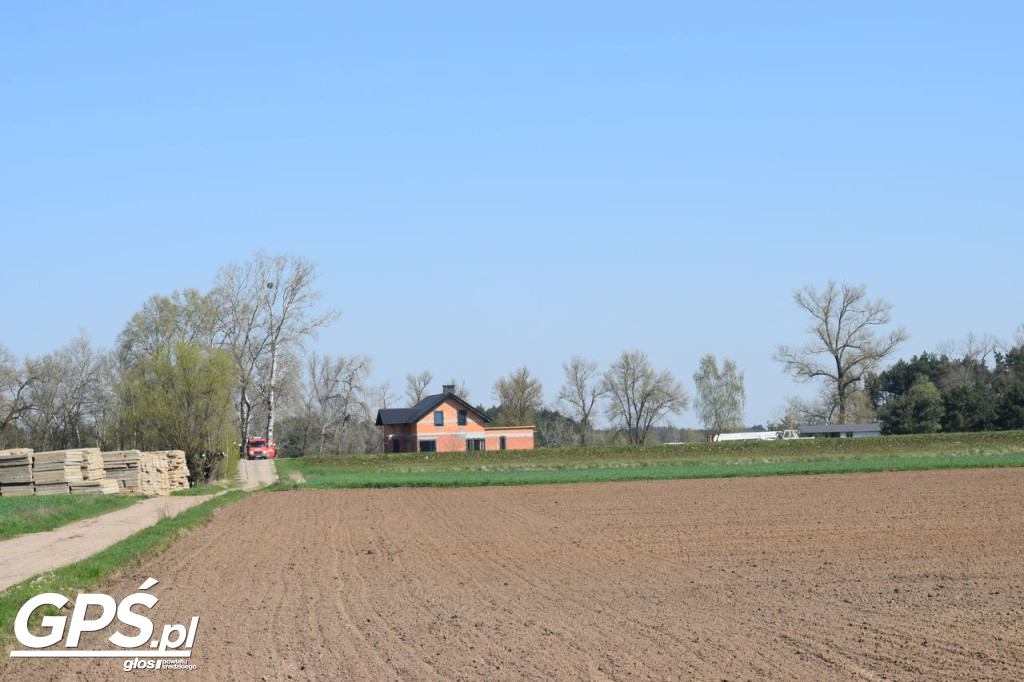 Ćwiczenia strażaków w Rogusku