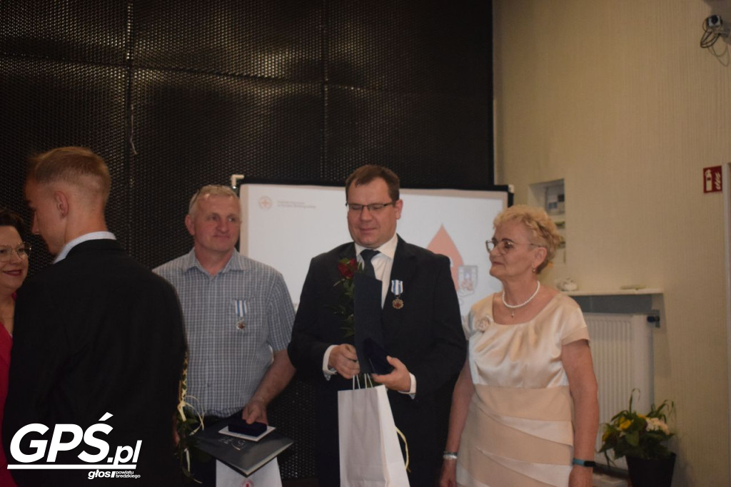 Krwiodawcy odebrali odznaczenia