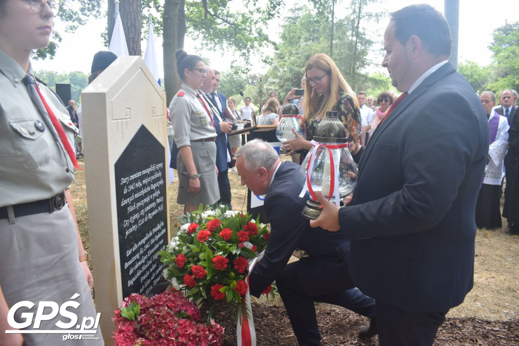 Odsłonięcie tablicy w Boguszynku