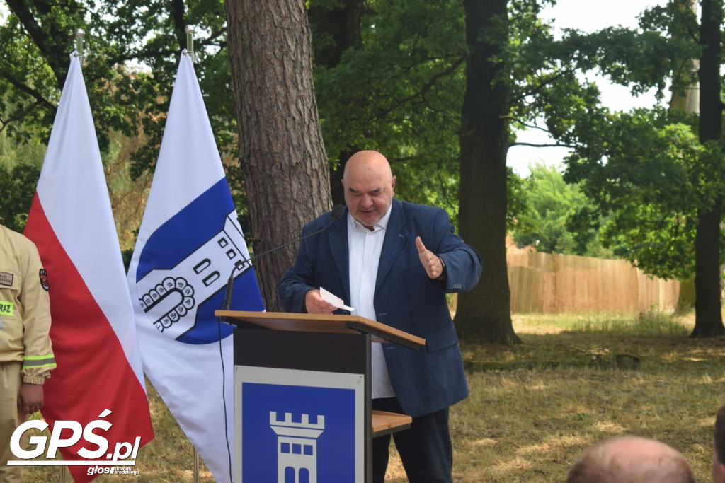 Odsłonięcie tablicy w Boguszynku
