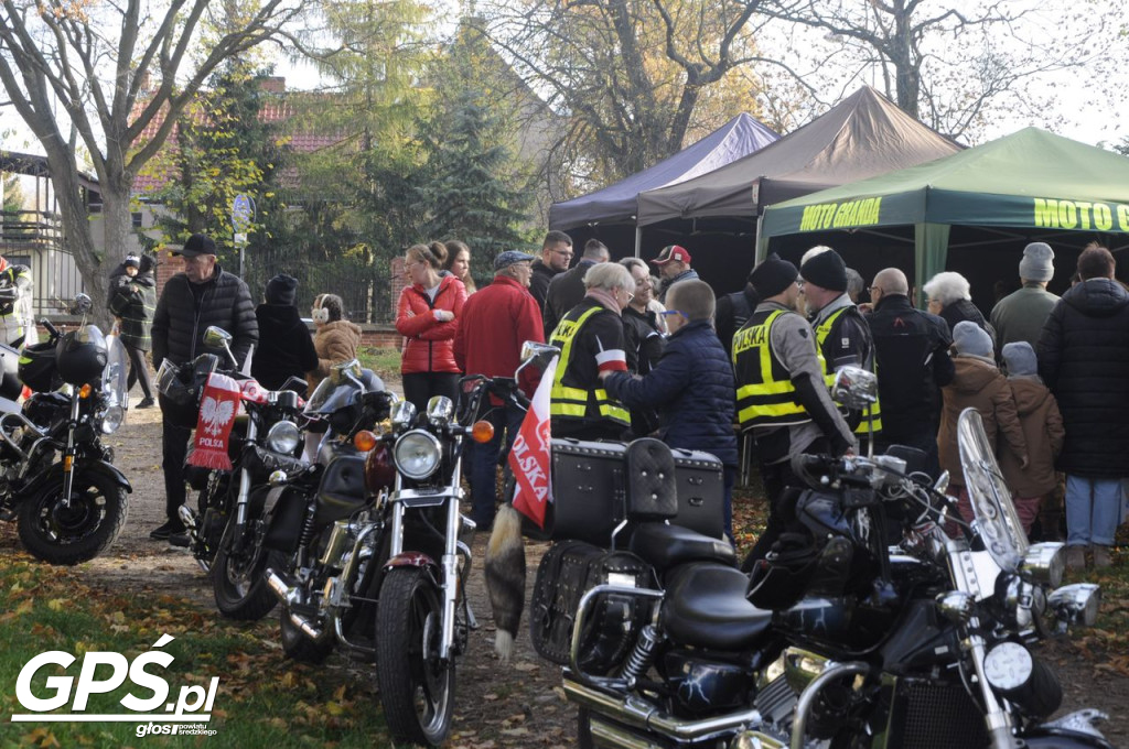 Motocykle w Miłosławiu. Parada 11 listopada