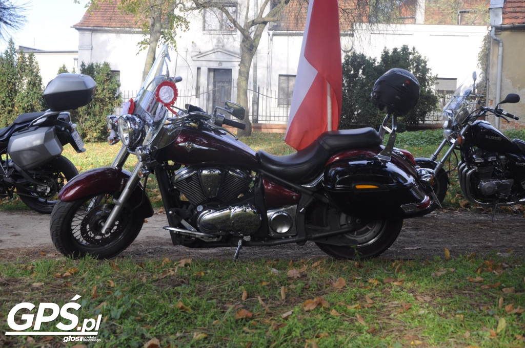 Motocykle w Miłosławiu. Parada 11 listopada
