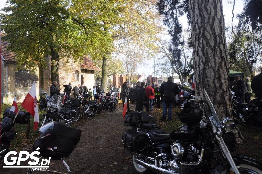 Motocykle w Miłosławiu. Parada 11 listopada