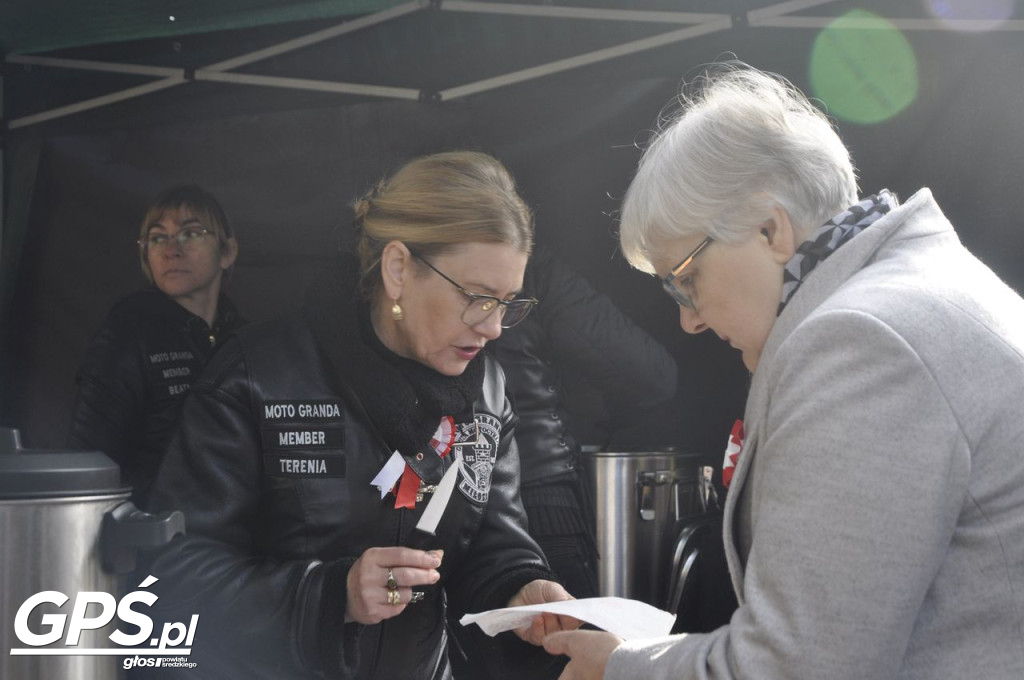 Motocykle w Miłosławiu. Parada 11 listopada