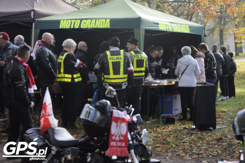 Motocykle w Miłosławiu. Parada 11 listopada