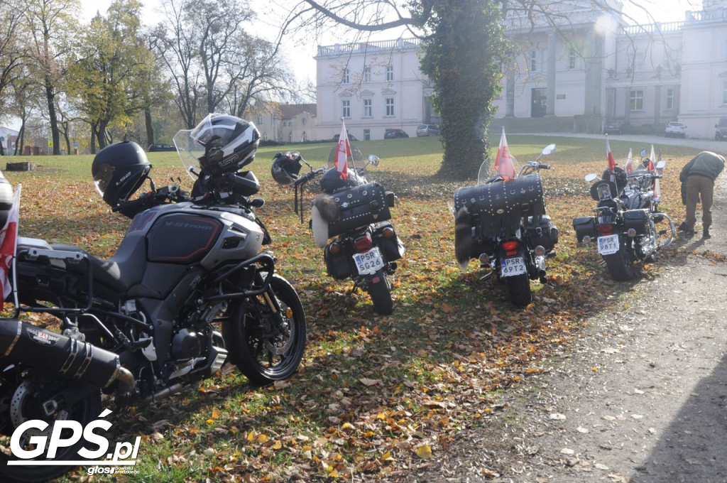 Motocykle w Miłosławiu. Parada 11 listopada