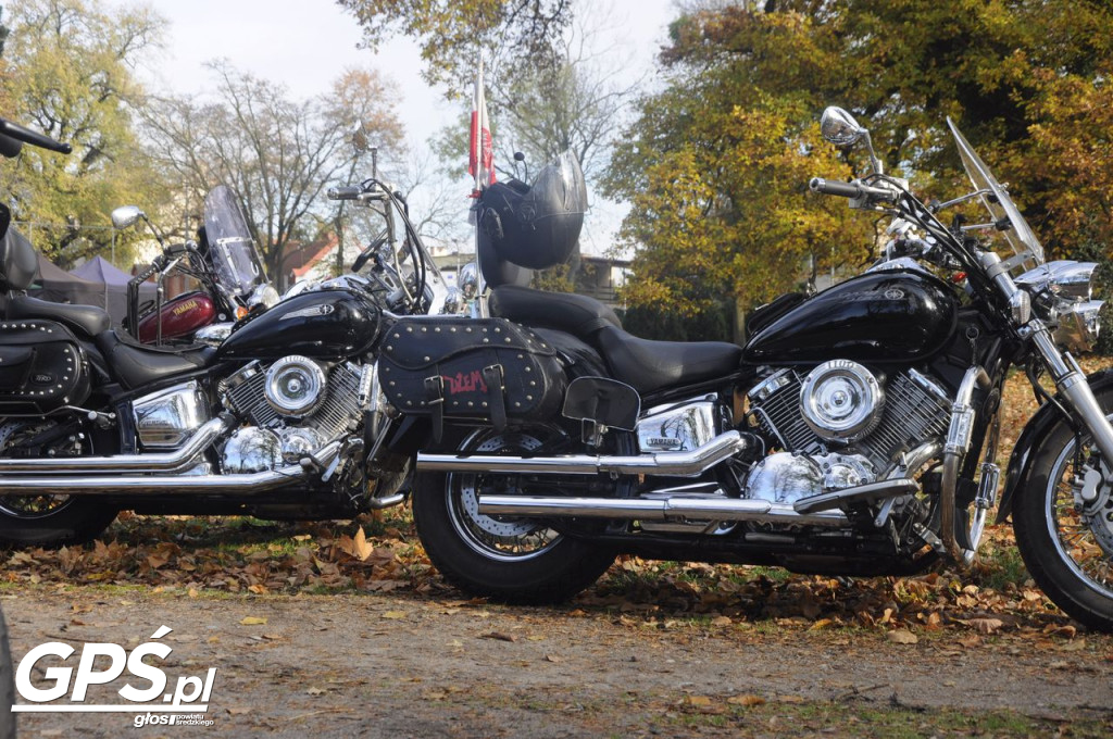 Motocykle w Miłosławiu. Parada 11 listopada