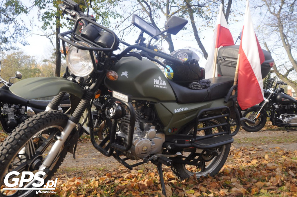 Motocykle w Miłosławiu. Parada 11 listopada
