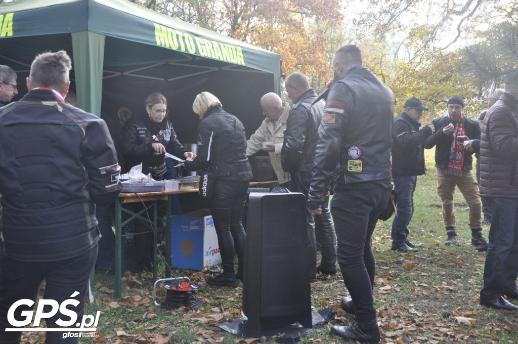 Motocykle w Miłosławiu. Parada 11 listopada