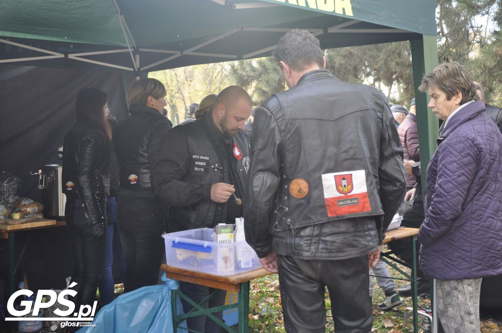 Motocykle w Miłosławiu. Parada 11 listopada